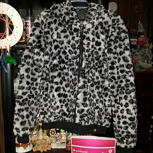 Pink Victoria secret cheetah print coat